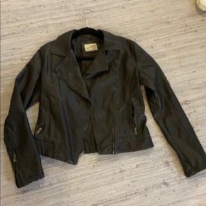 Faux Leather Jacket